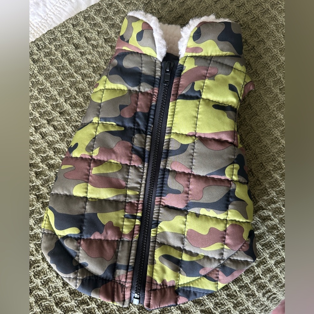 Camouflage Dog Vest -XS